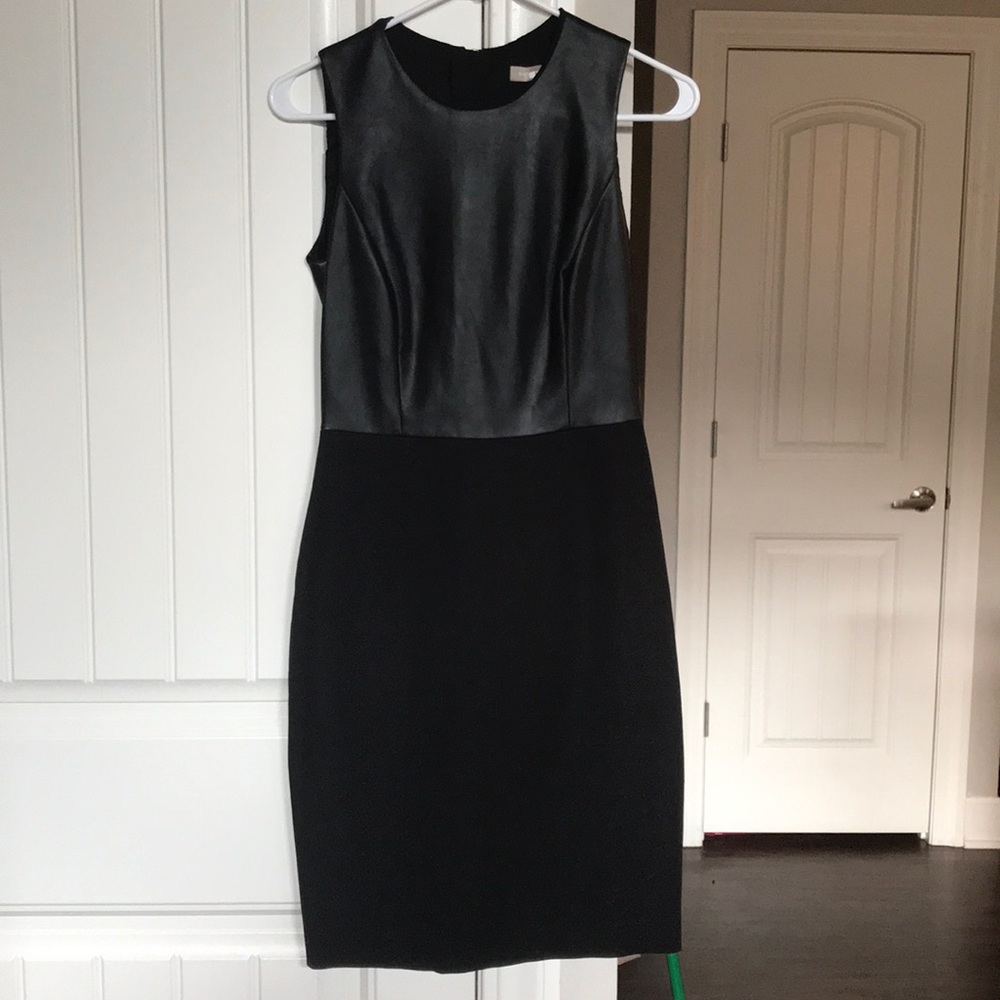 Banana Republic Leather Top Dress